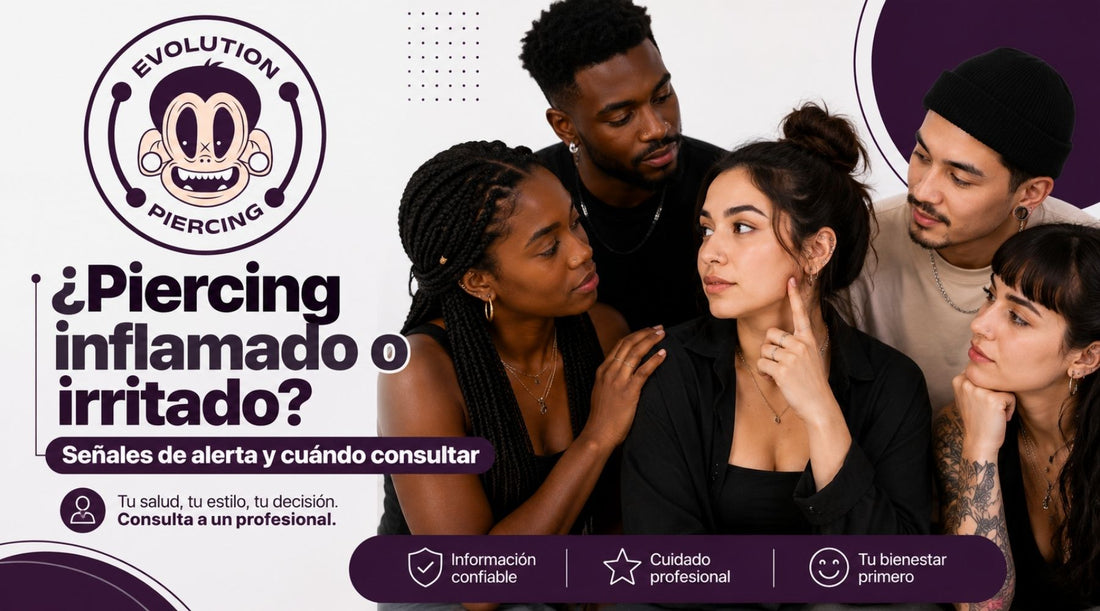 Piercing inflamado o irritado: señales de alerta y cuándo consultar a un profesional