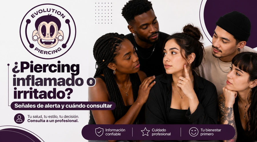 Piercing inflamado o irritado: señales de alerta y cuándo consultar a un profesional