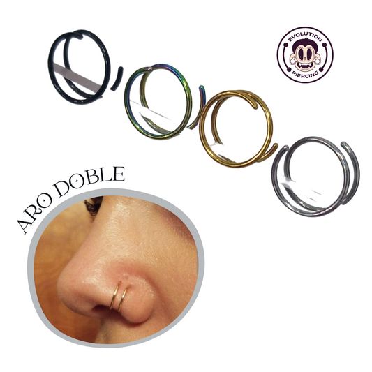 ARO NOSTRIL DOBLE ACERO