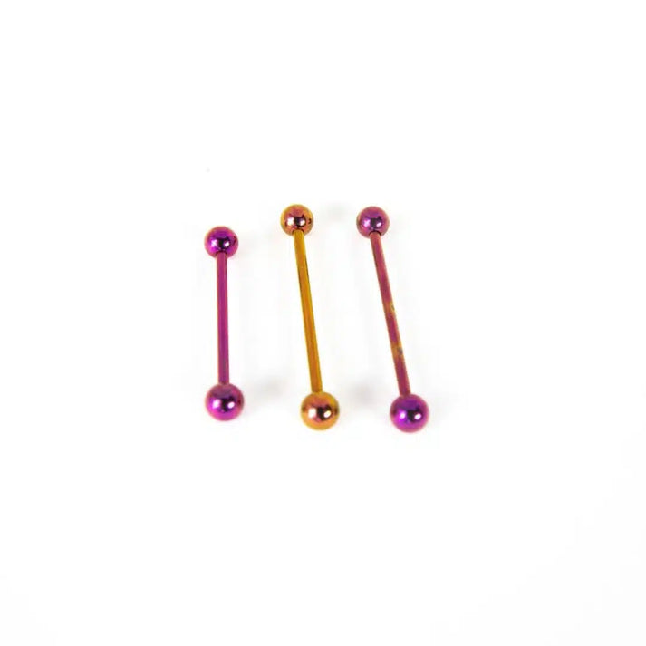 Barbell de titanio para piel sensible