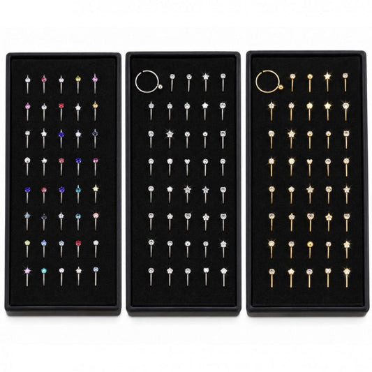 Caja Nostril Aros con Modelo Superior X 40 | Evolution Piercing - EP04F
