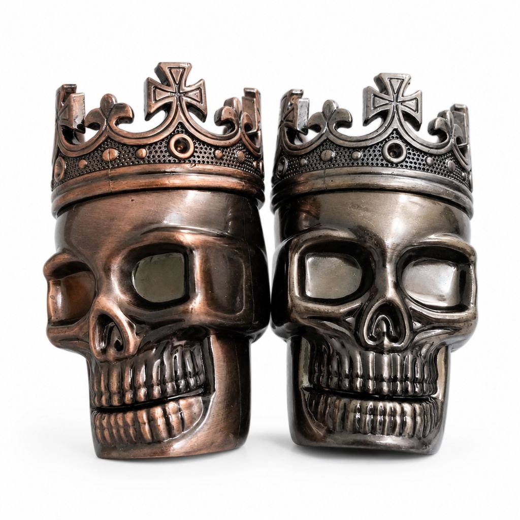 Grinder Calavera Dorada Rosada | Evolution Piercing - EP232