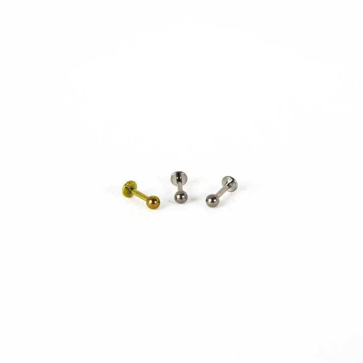Labret de titanio clásico para joyas hipoalergénicas