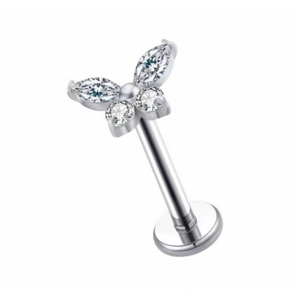 Labret Mariposa Titanio para Piercing | Evolution Piercing - EP269