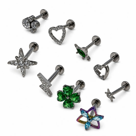 Labret Titanio Premium para Piercing | Evolution Piercing - EP577