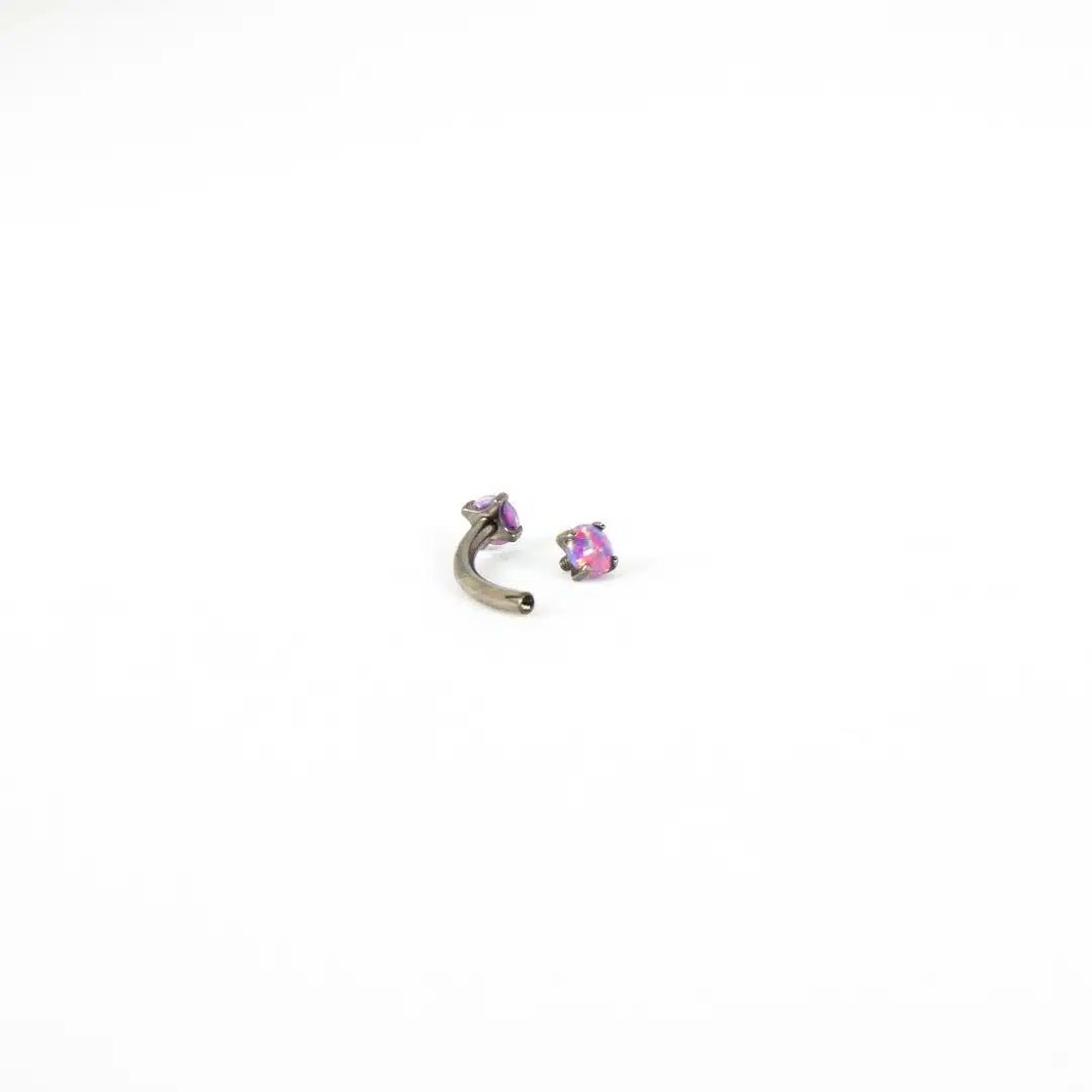 MICROBANANA DE TITANIO CON ÓPALO