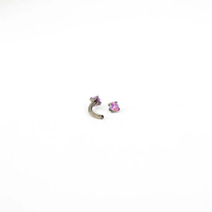 MICROBANANA DE TITANIO CON ÓPALO