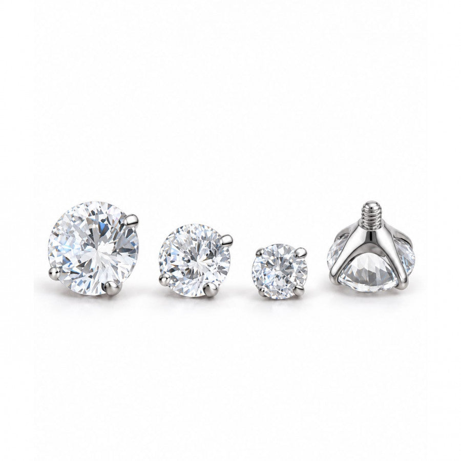 Microdermal Uña 3,4,5 Mm Titanio 14G - EP185H | Evolution Piercing