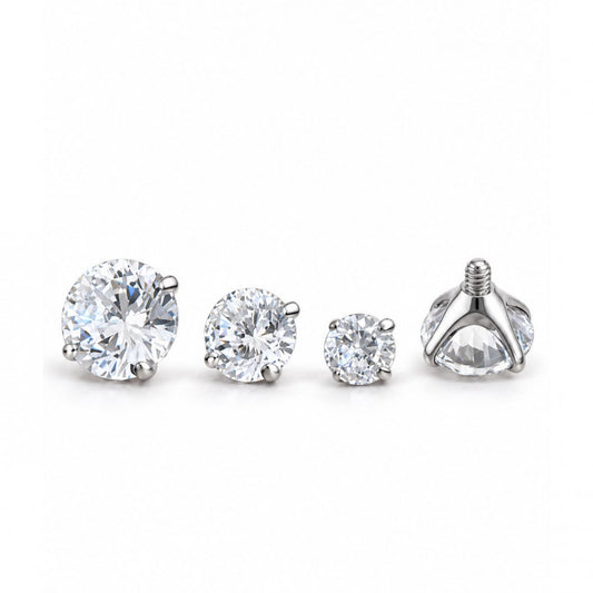 Microdermal Uña 3,4,5 Mm Titanio 14G - EP185H | Evolution Piercing