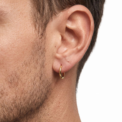 Aro Continuo Oro 18K Italy Premium 8 mm para Piercing