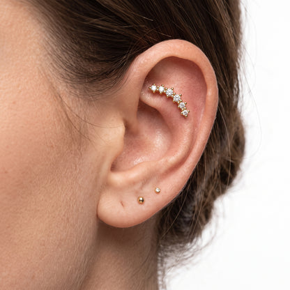 Labret Scapha Oro 18K 6 Circones