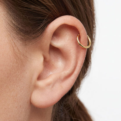 Aro Continuo Oro 18K Italy Premium 8 mm para Piercing
