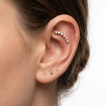 Labret Scapha Oro 18K 6 Circones