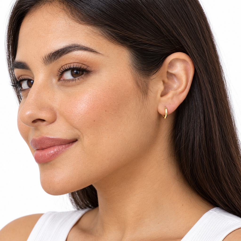 Aro Continuo Oro 18K Italy Premium 8 mm para Piercing