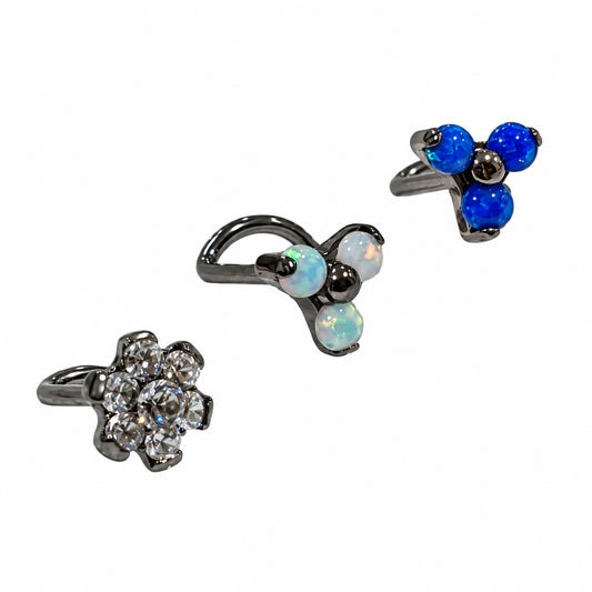 Nostril de titanio para piercing con estilo elegante y urbano