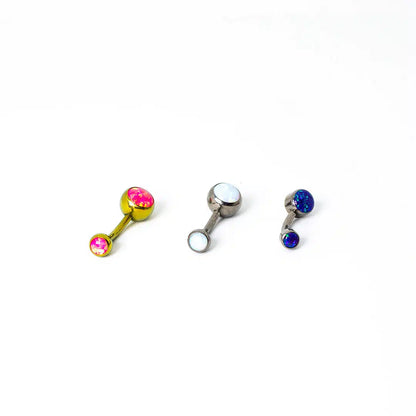 OMBLIGO ÓPALO TITANIO