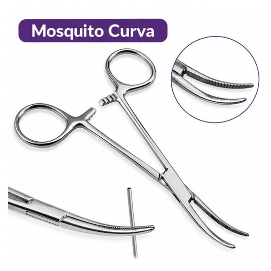 Pinza Mosquito Curva | Evolution Piercing - EP144B