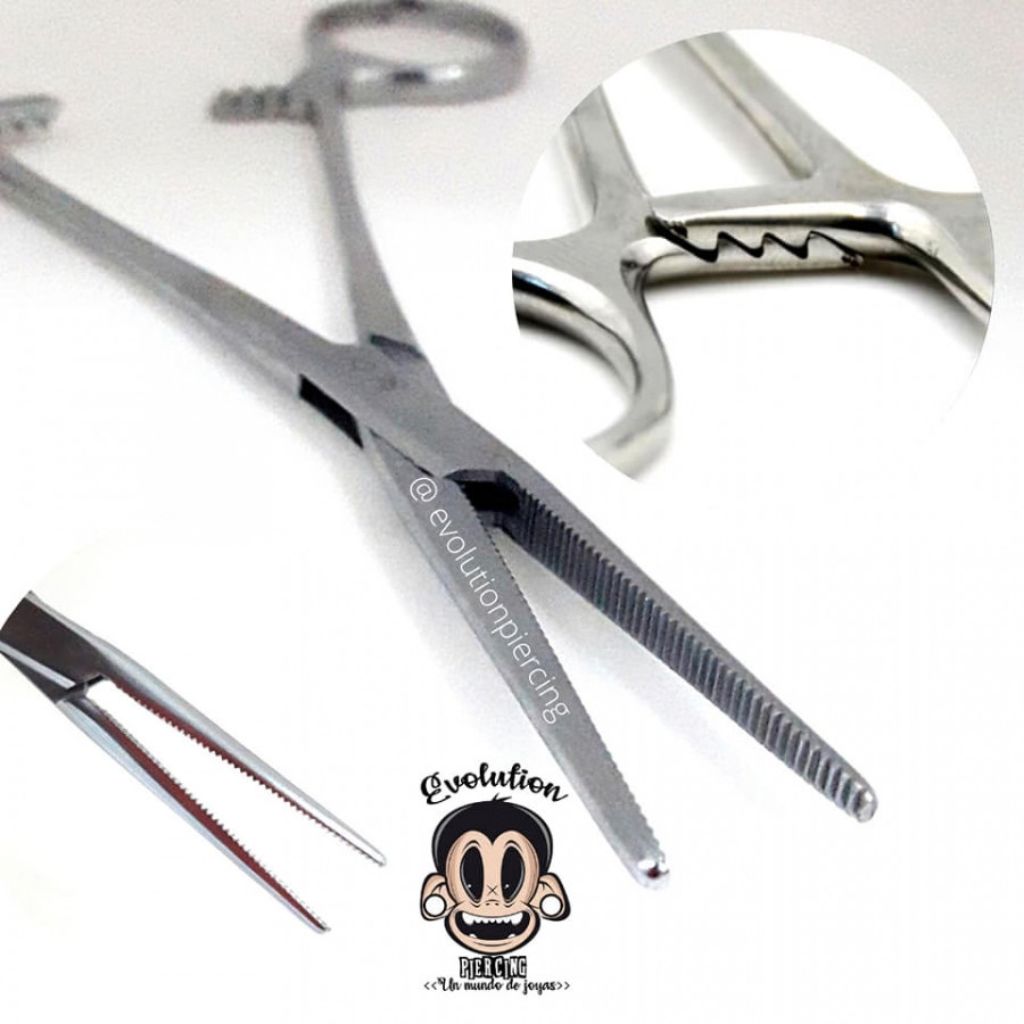 Pinza Mosquito Recta para Piercing